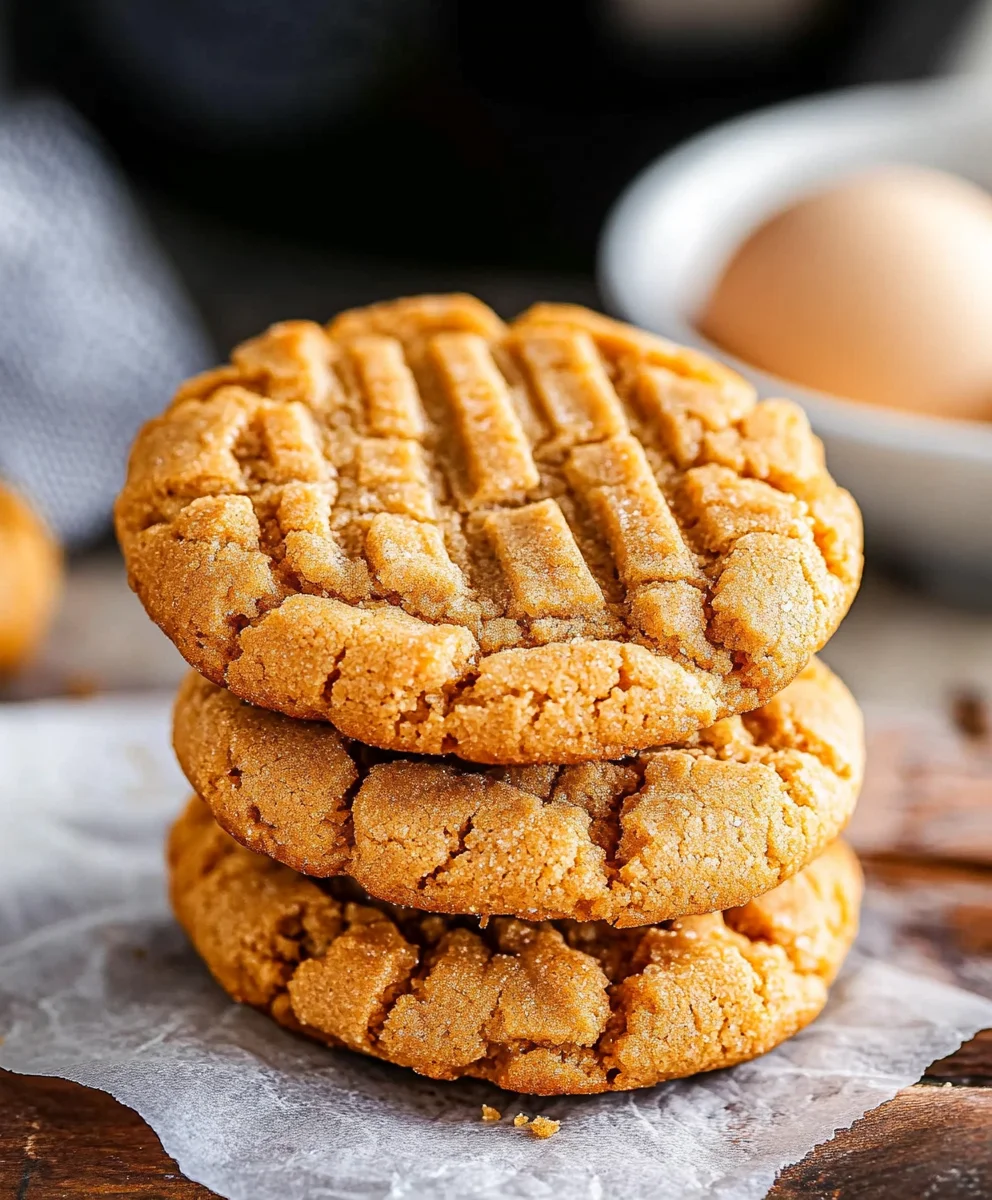 Air Fryer Peanut Butter Cookies