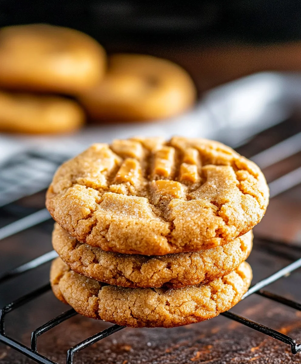 Air Fryer Peanut Butter Cookies