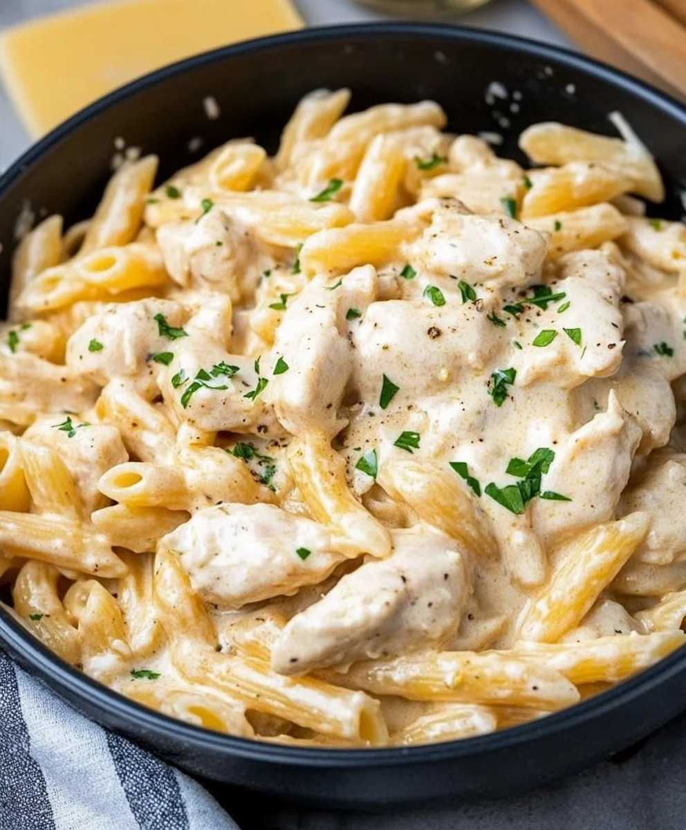 Creamy Garlic Chicken Pasta