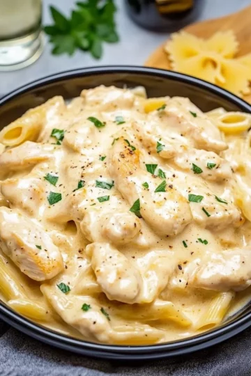 Creamy Garlic Chicken Pasta
