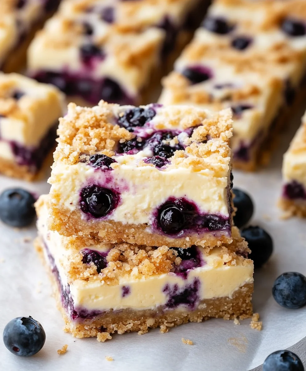 Blueberry Cream Cheese Bars