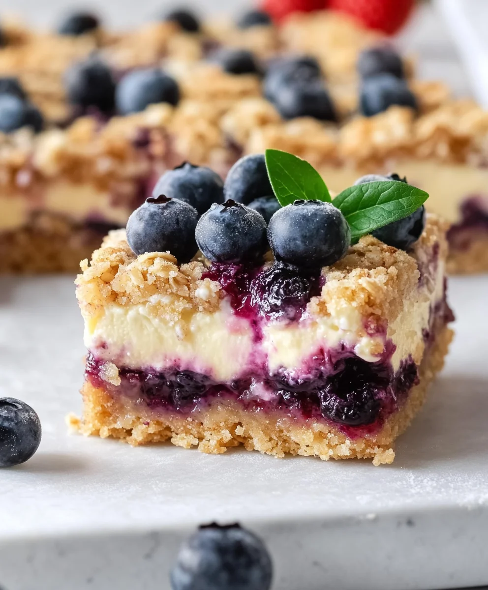 Blueberry Cream Cheese Bars