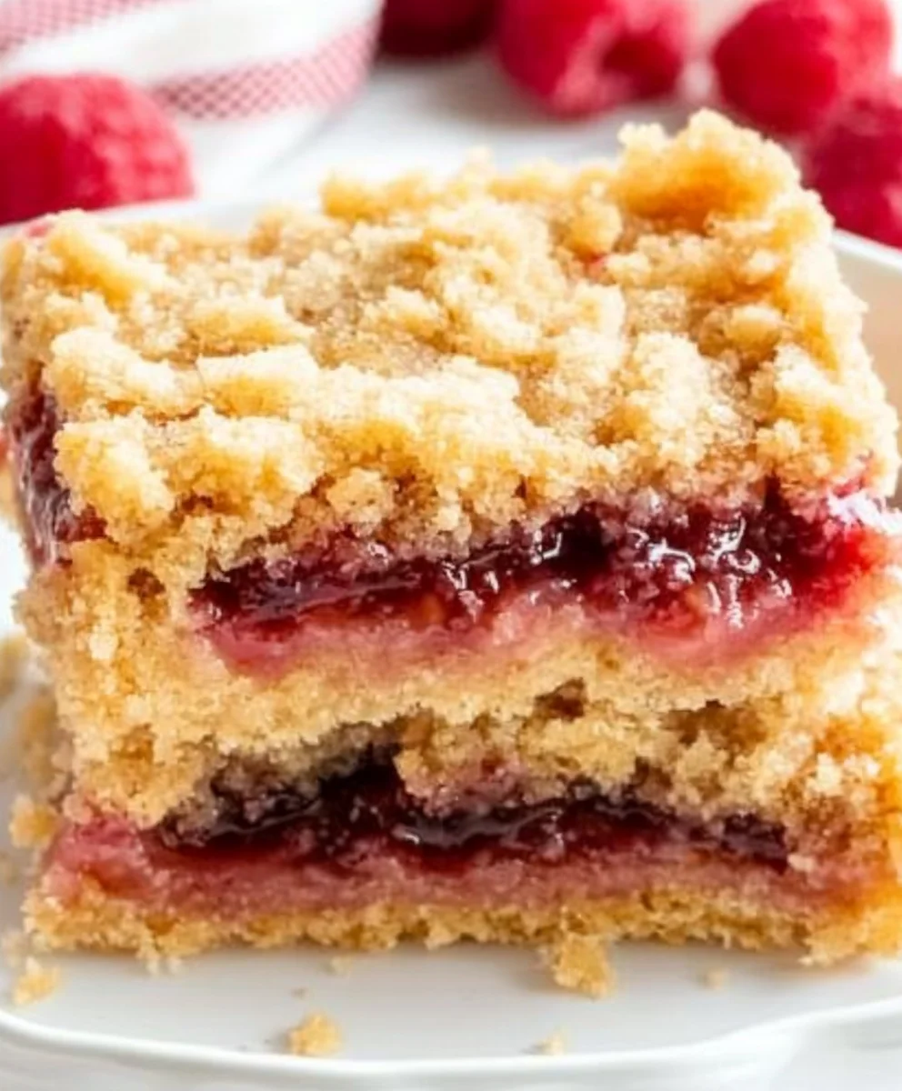 Fabulous Five Ingredient Raspberry Bars