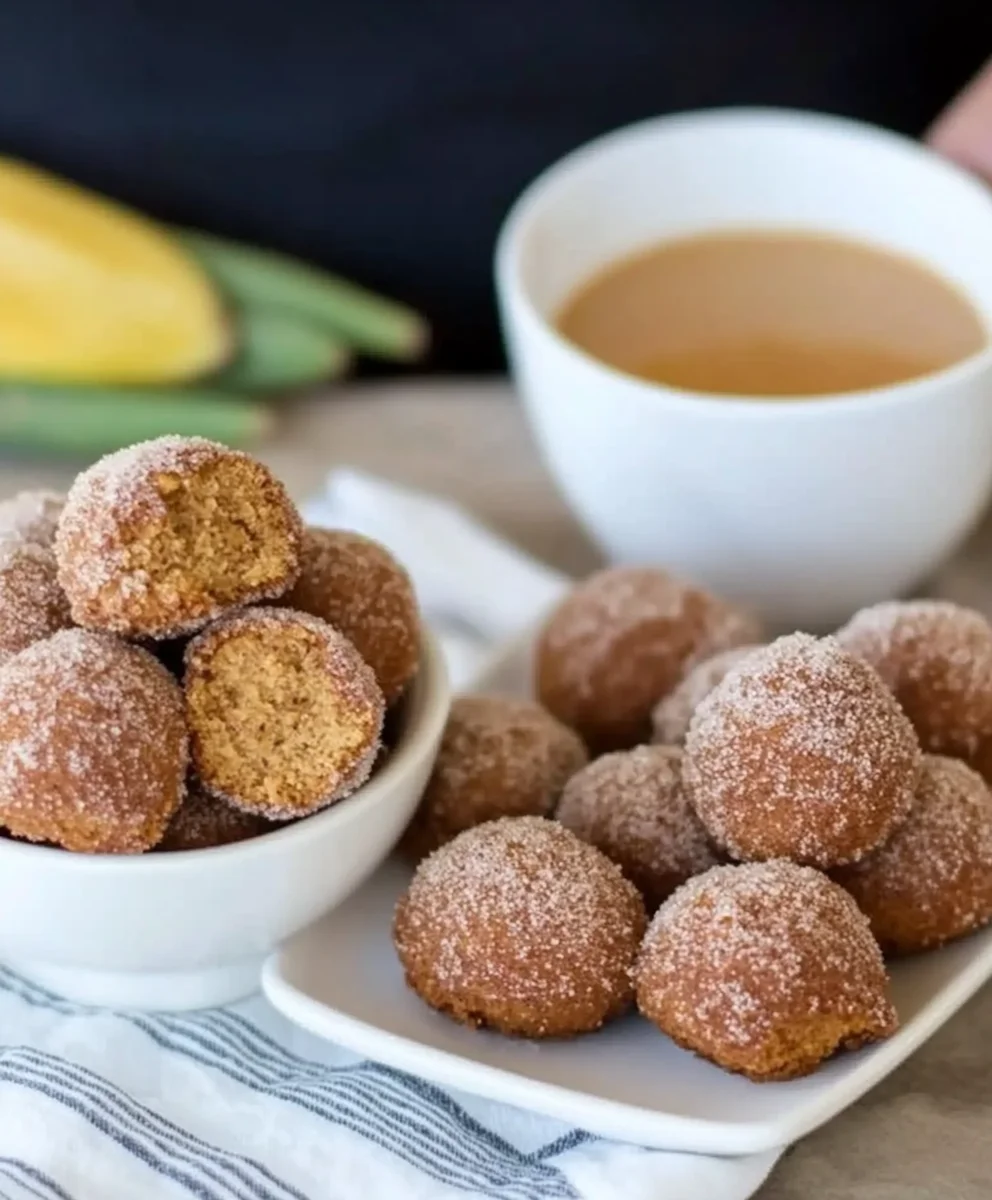 Baked Pumpkin Donut Holes