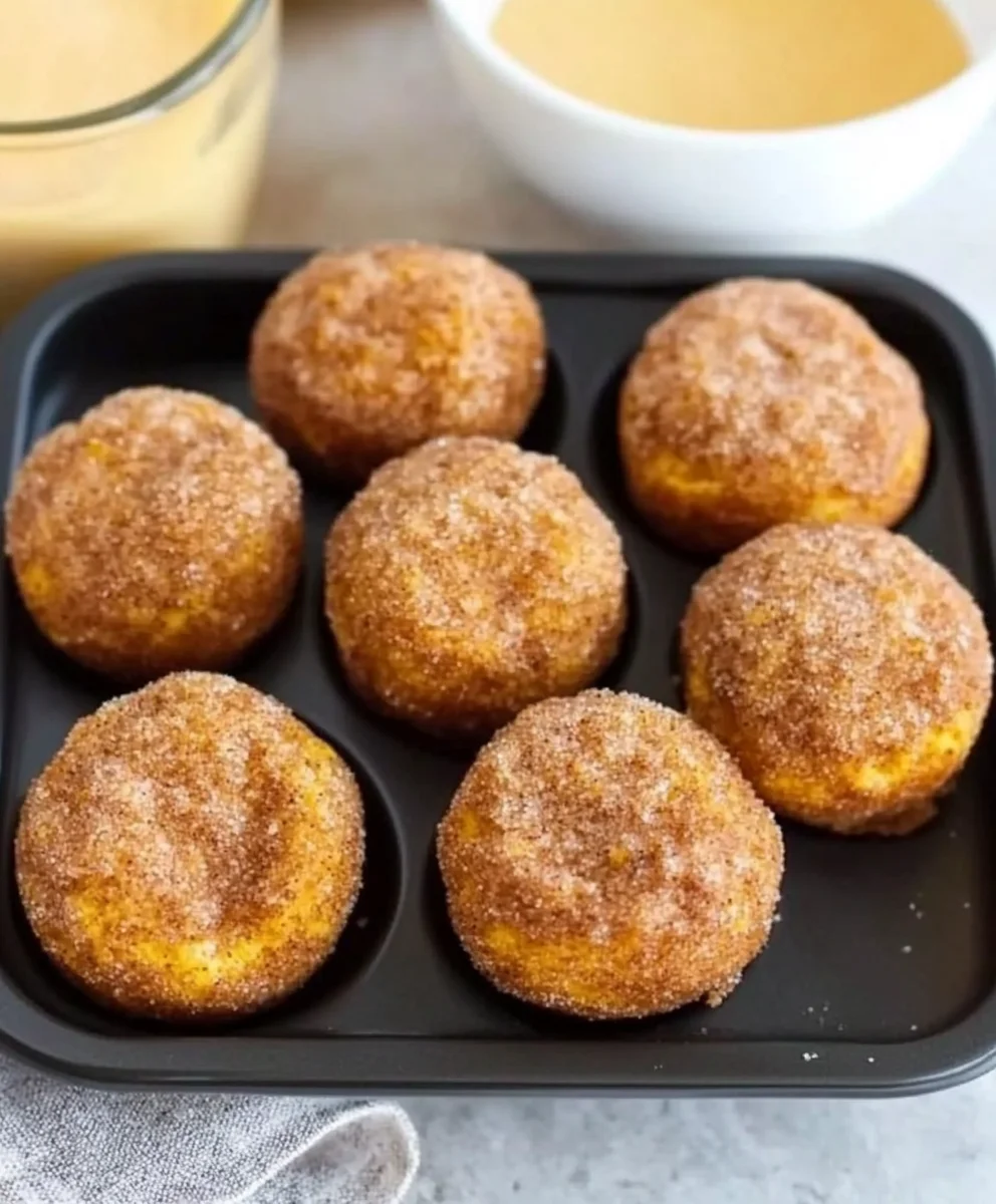 Baked Pumpkin Donut Holes