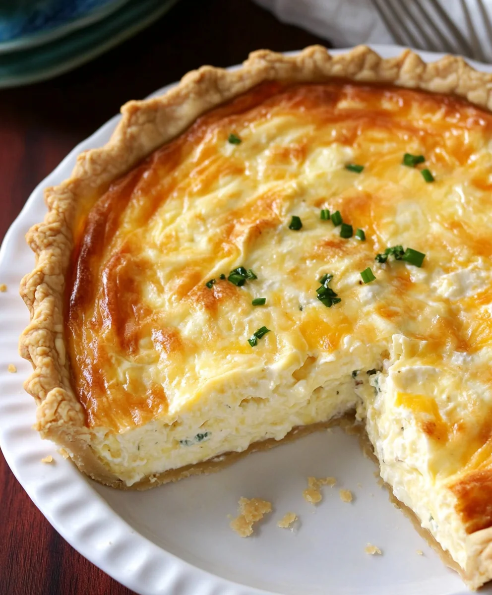 Three Cheese Quiche