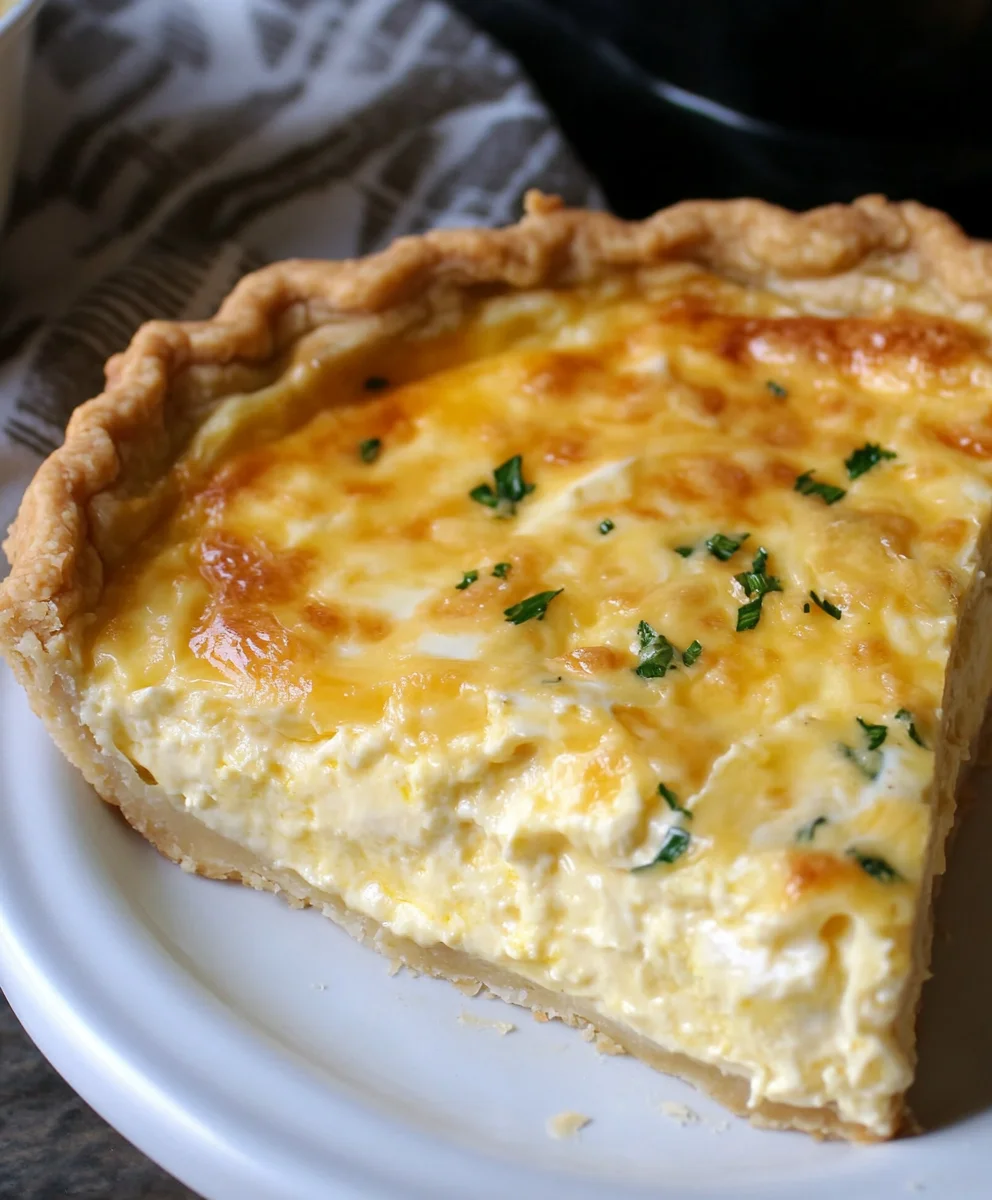 Three Cheese Quiche