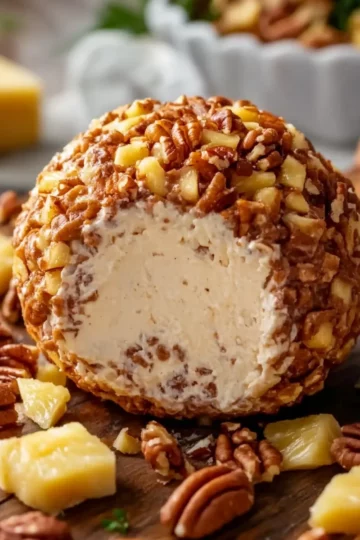 Pineapple Pecan Cheese Ball