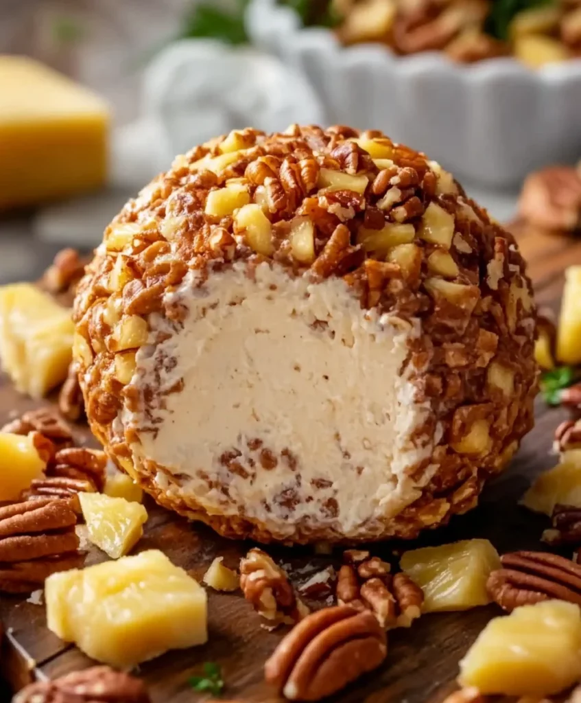 Pineapple Pecan Cheese Ball