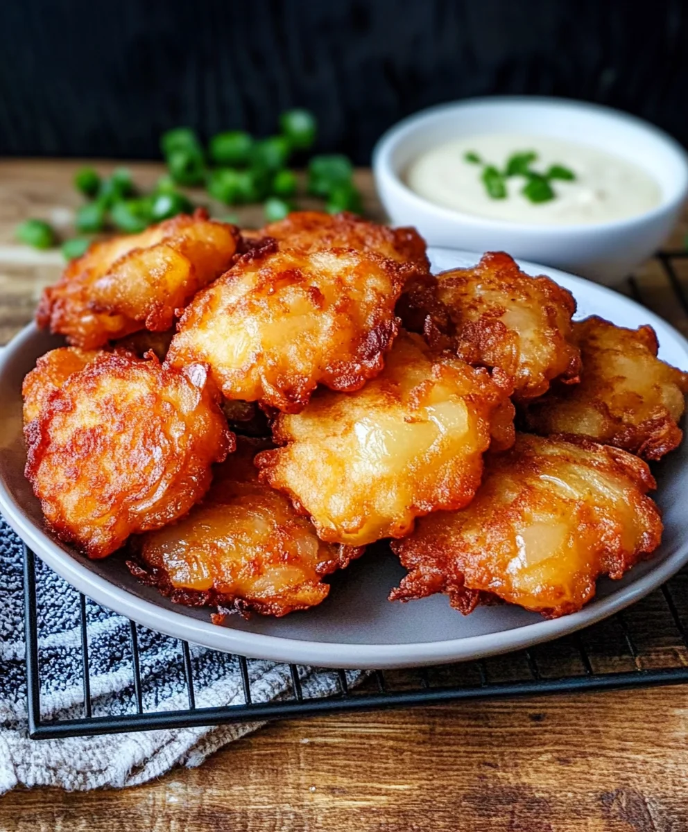 amish onion fritters