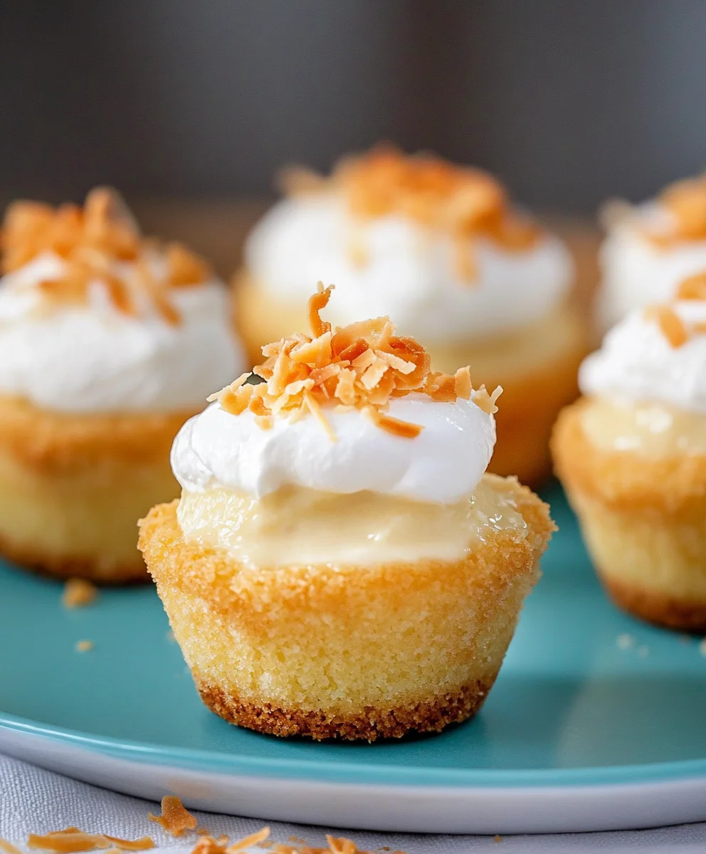 Coconut Cream Pie Cookie Cups