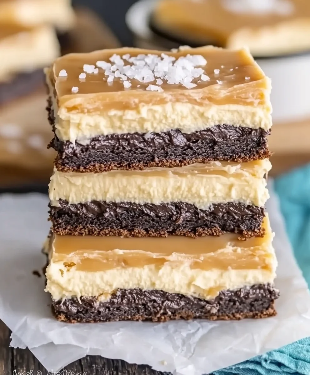 Salted Caramel Chocolate Sugar Cookie Bars