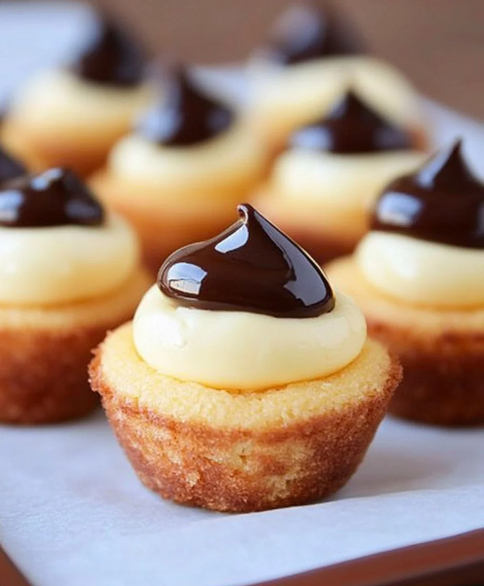 Easy Boston Cream Pie Cookie Bites Recipe