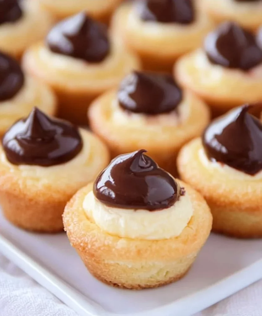 Easy Boston Cream Pie Cookie Bites Recipe