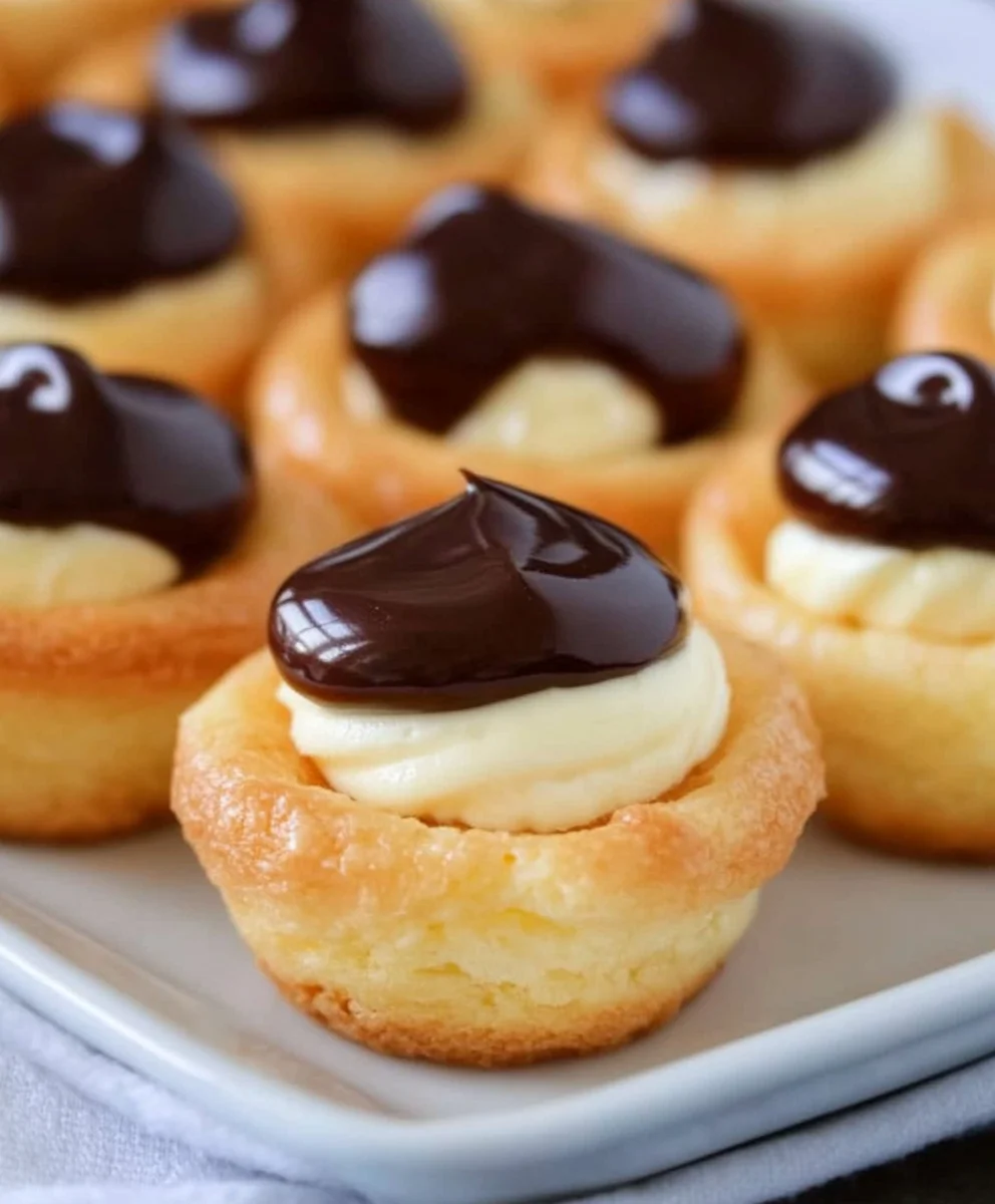 Easy Boston Cream Pie Cookie Bites Recipe