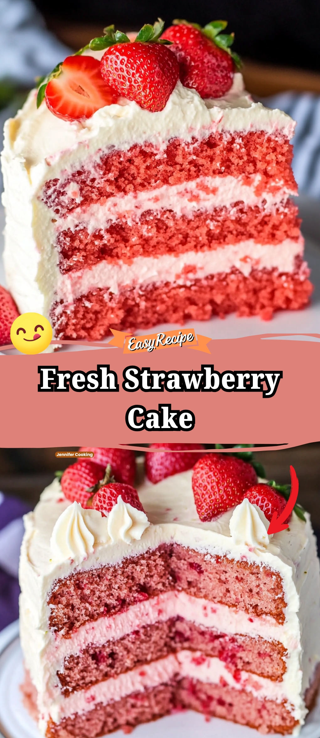 Fresh Strawberry Cake