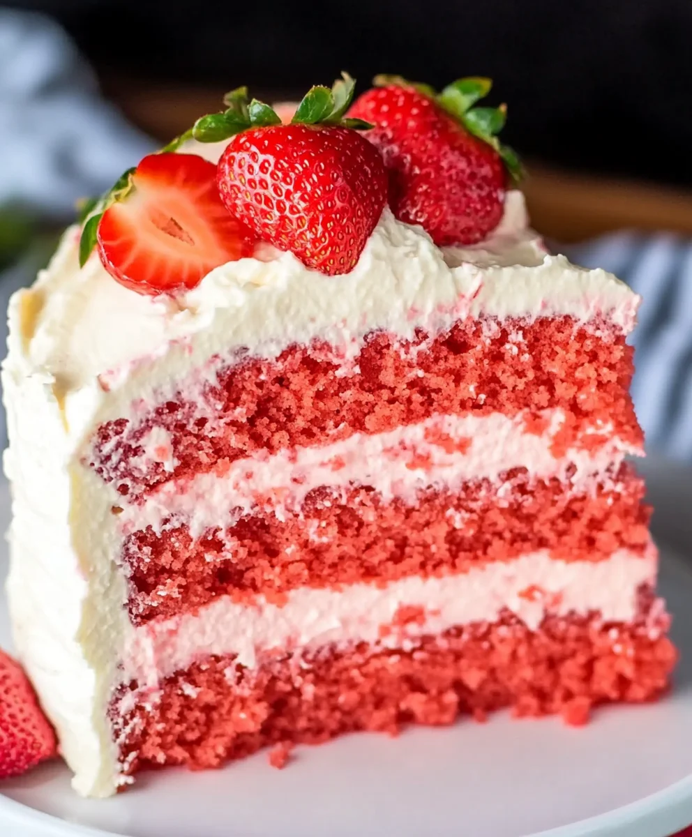 Fresh Strawberry Cake