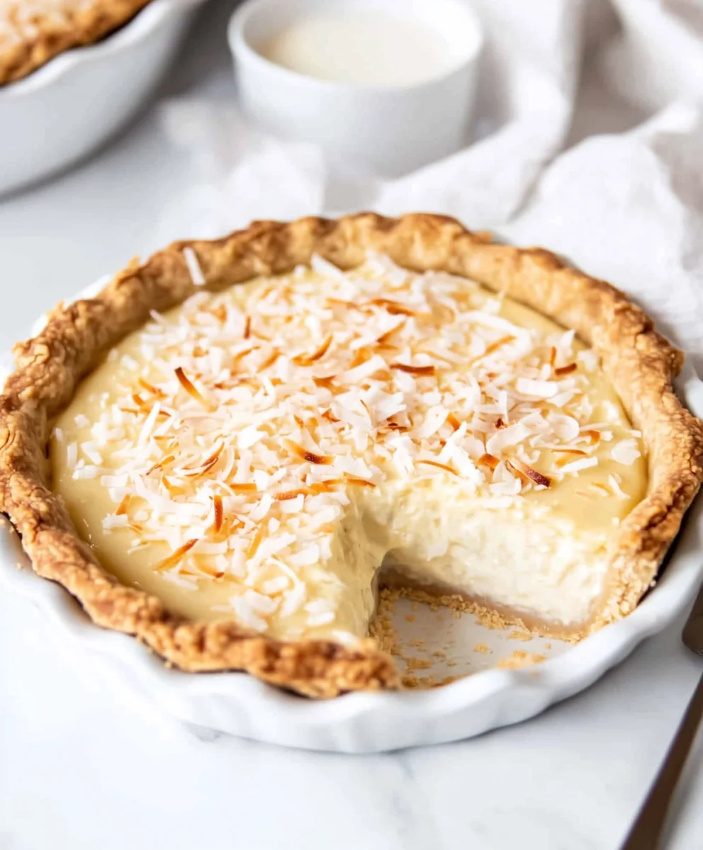 Easy Coconut Custard Pie