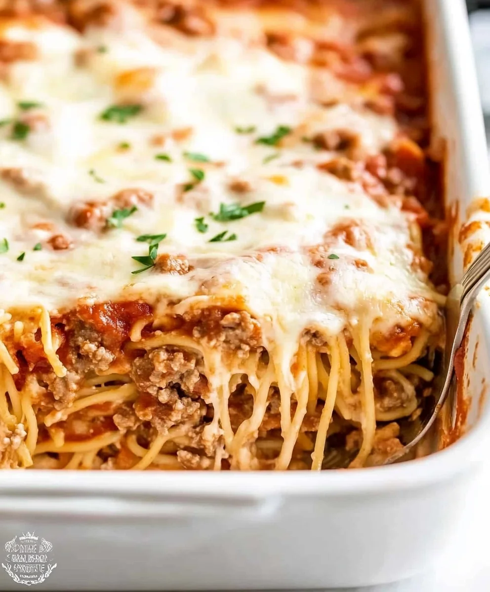 Baked Cream Cheese Spaghetti