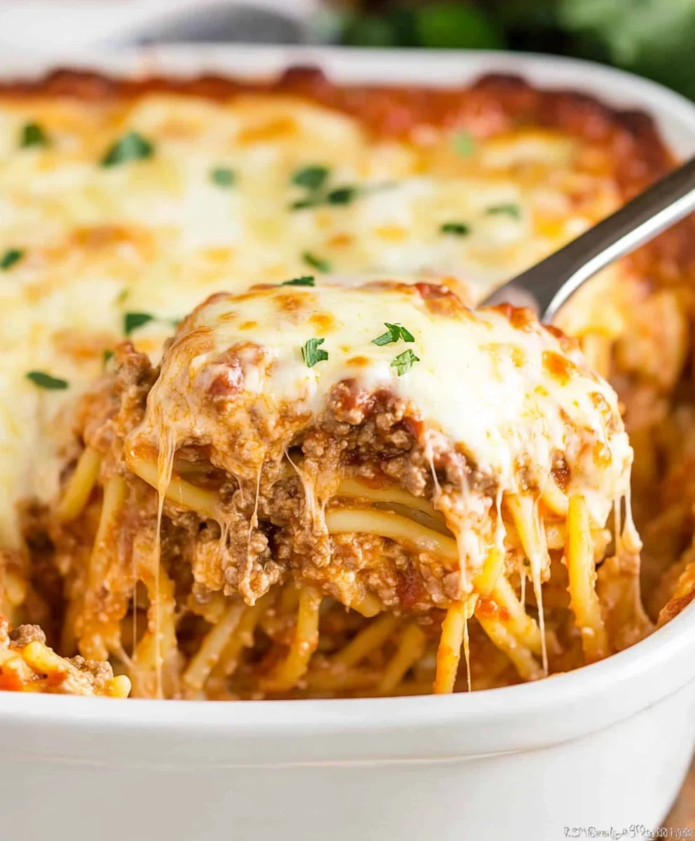 Baked Cream Cheese Spaghetti