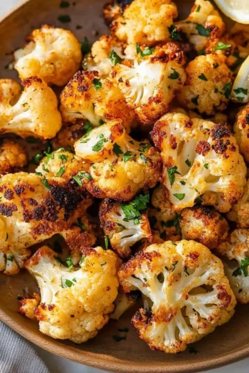 Our Favorite Garlic-Parmesan Roasted Cauliflower