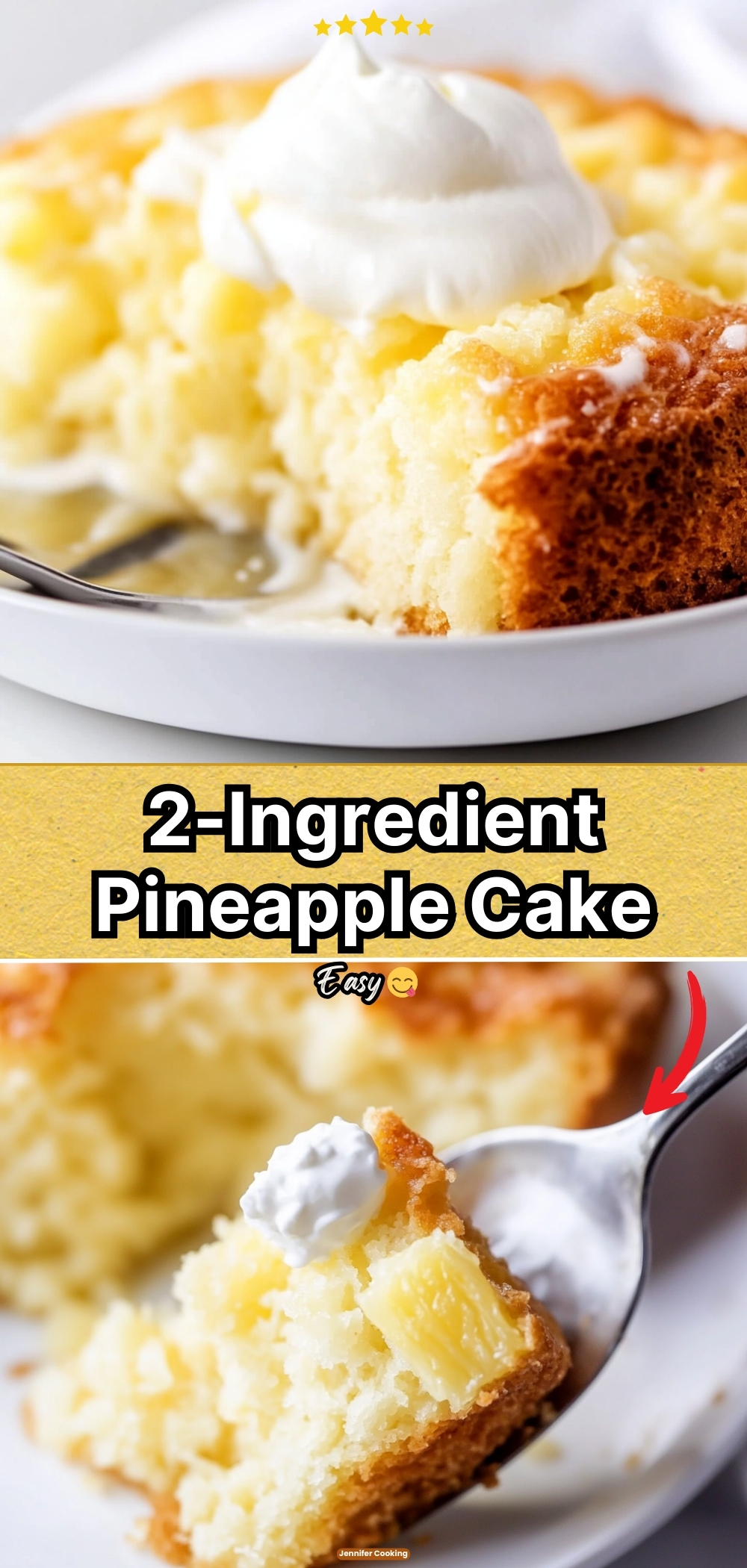 2-Ingredient Pineapple Cake