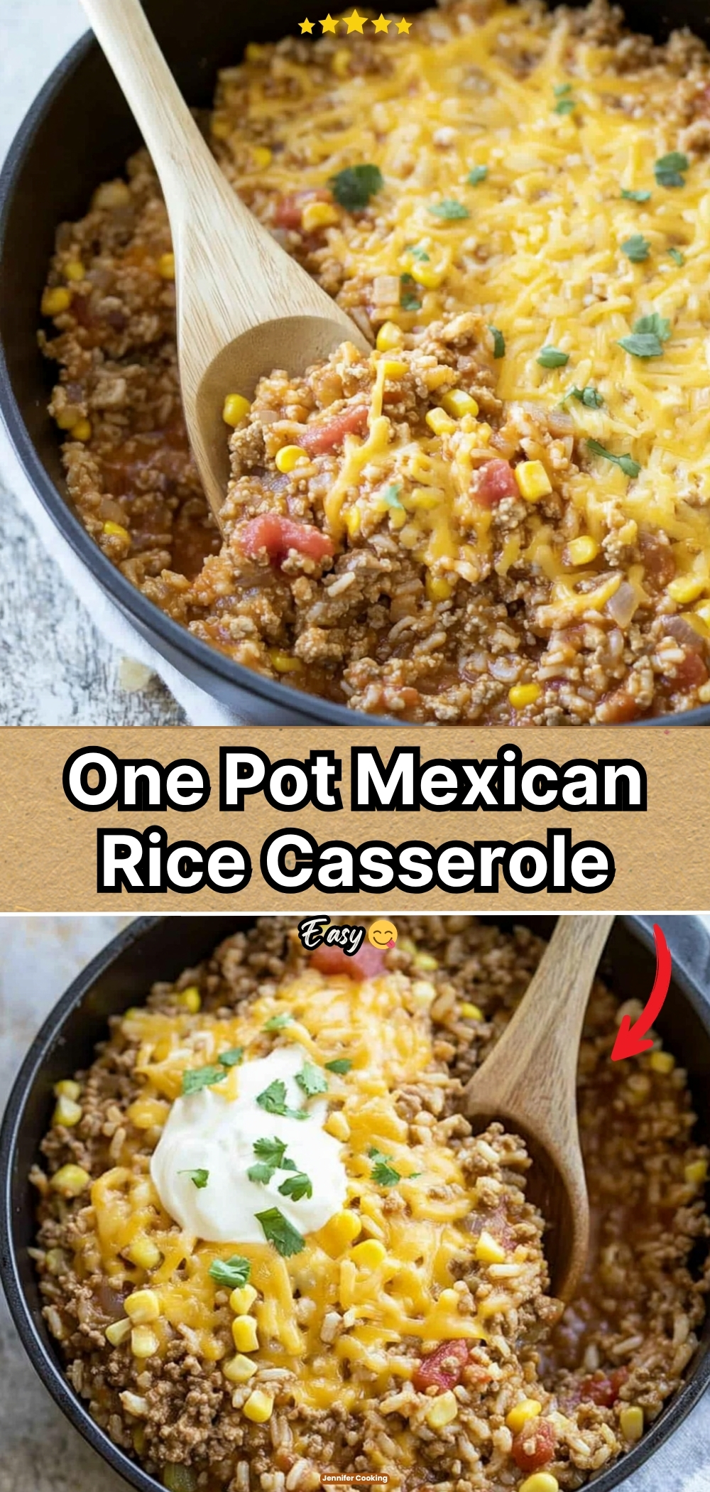 One Pot Mexican Rice Casserole
