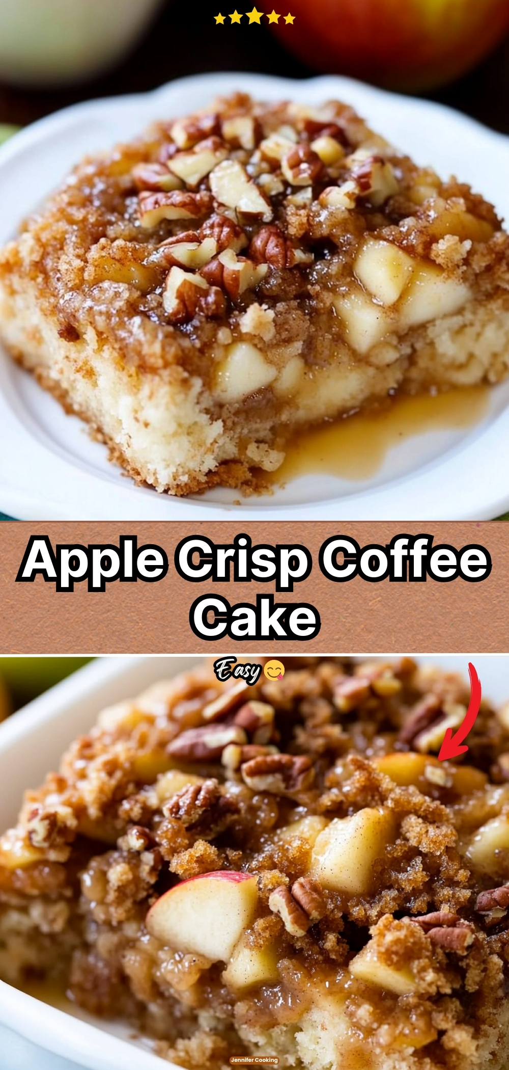 Apple Crisp Coffee Cake