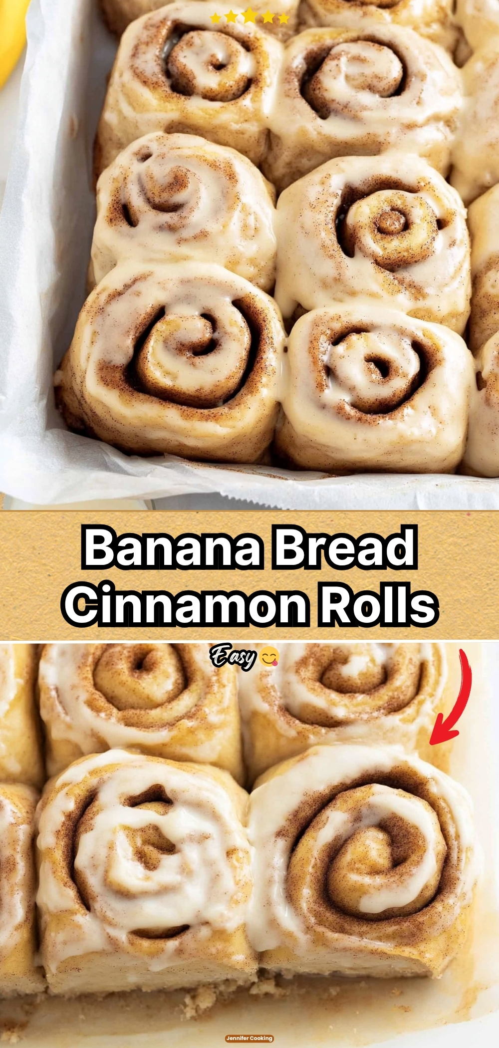 Banana Bread Cinnamon Rolls