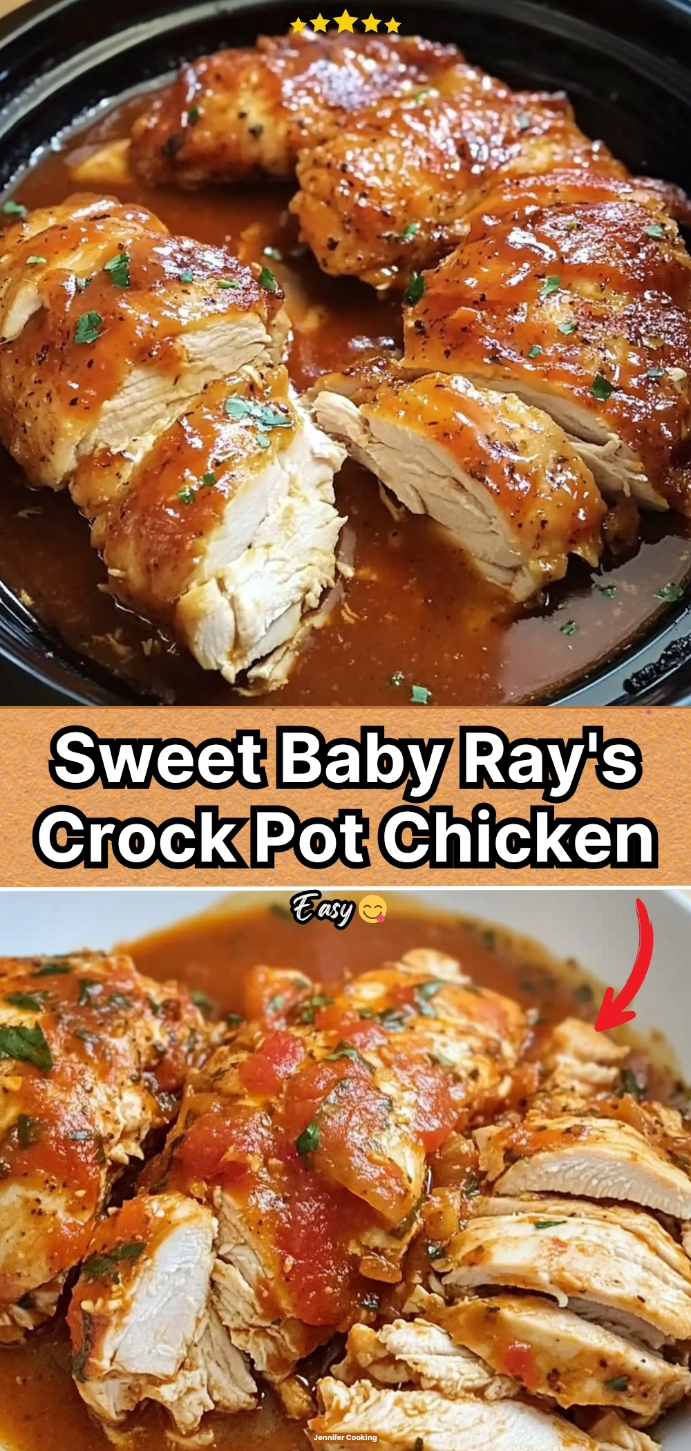 Sweet Baby Ray\'s Crock Pot Chicken
