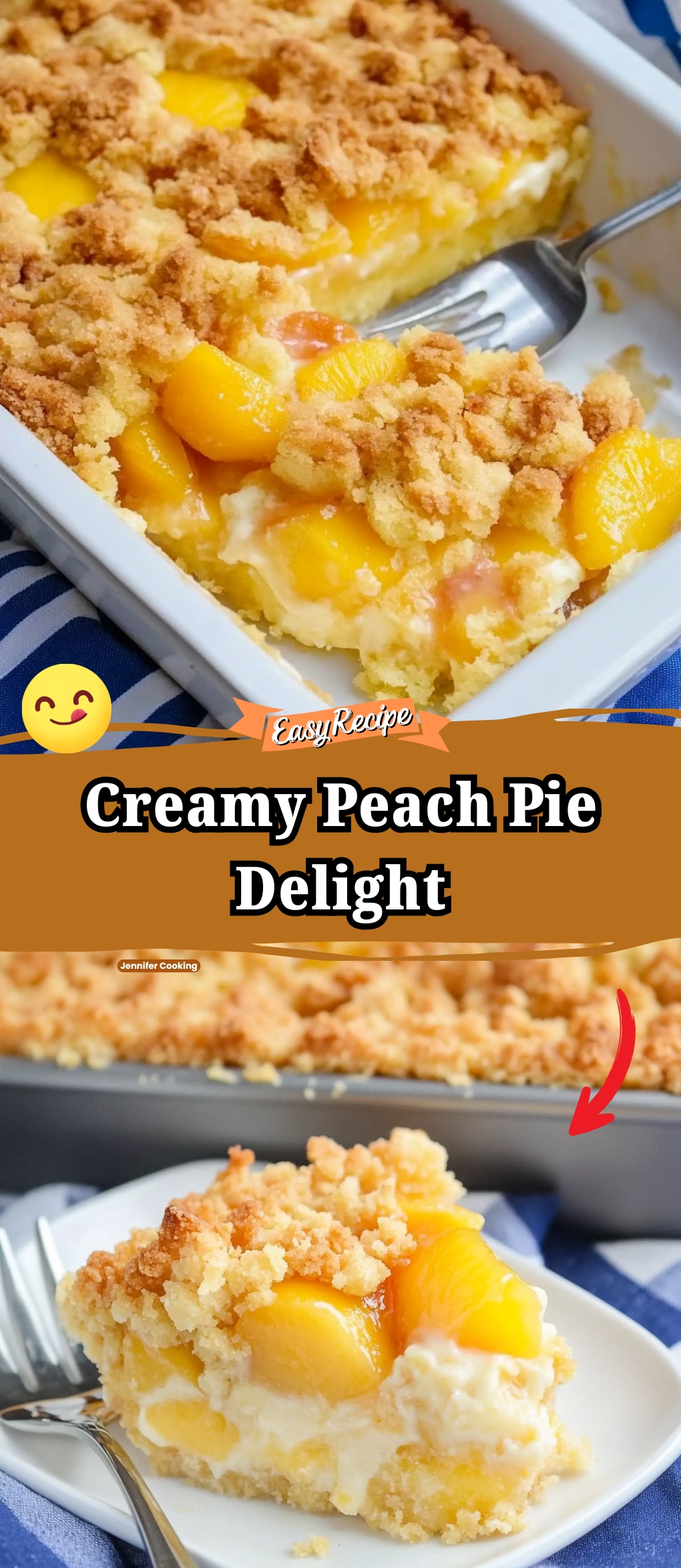 Creamy Peach Pie Delight