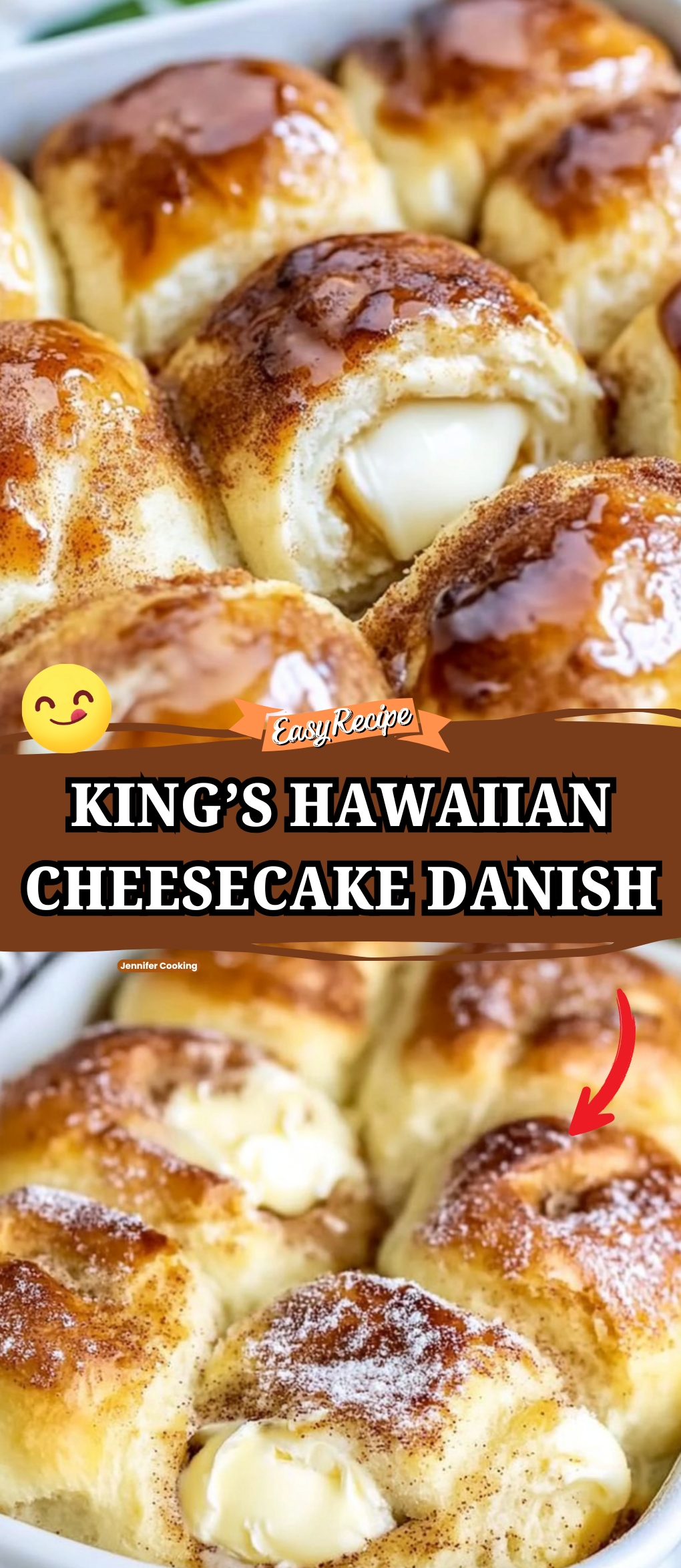 KING’S HAWAIIAN CHEESECAKE DANISH