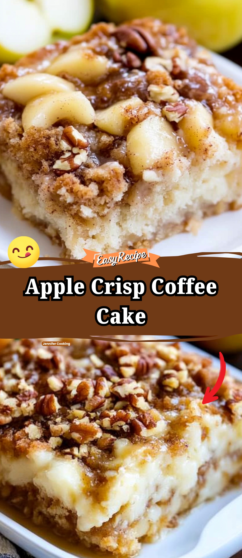 Apple Crisp Coffee Cake