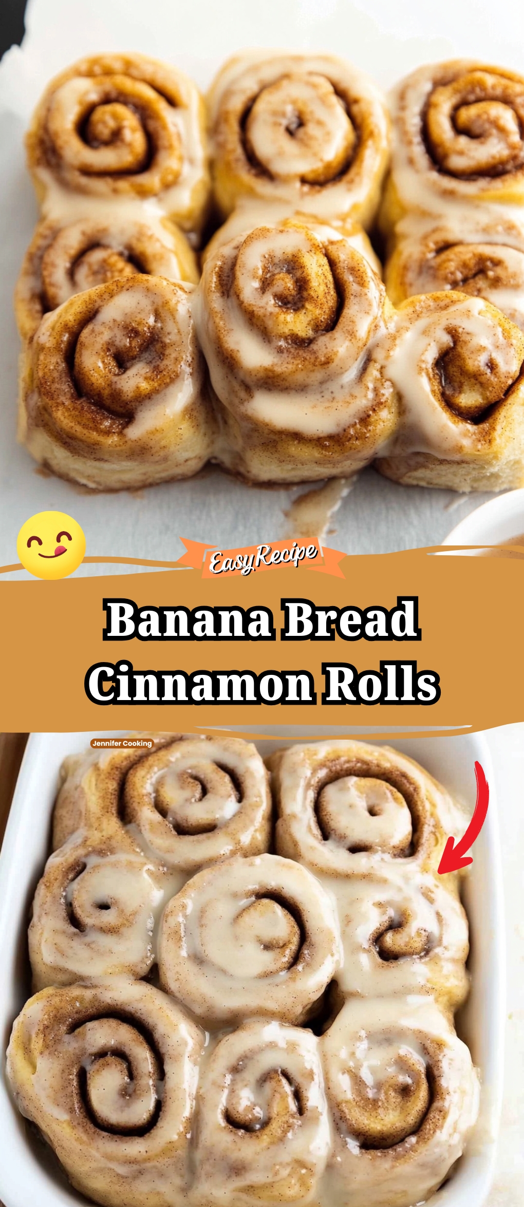 Banana Bread Cinnamon Rolls