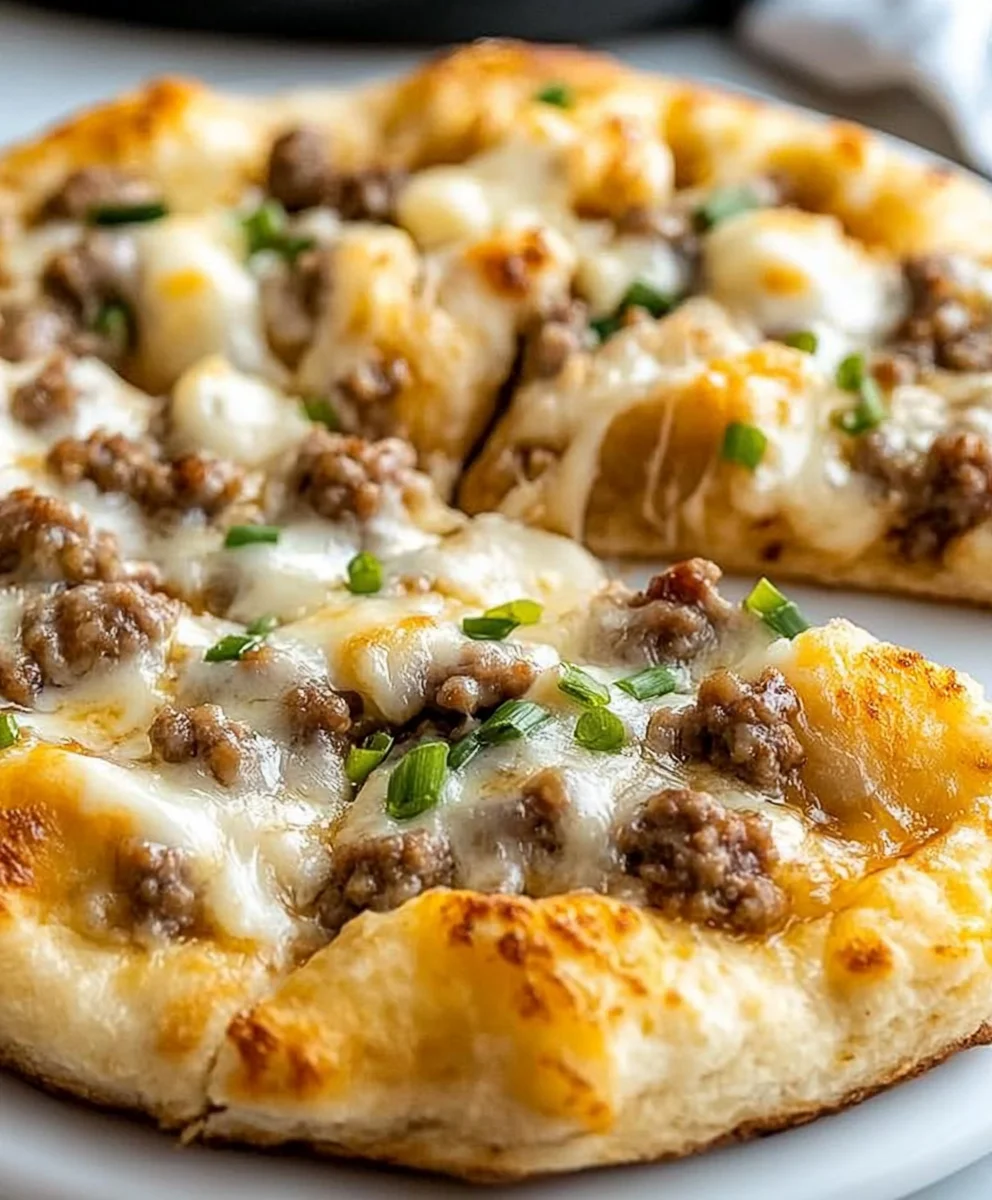 Biscuits & Sausage Gravy Breakfast Pizza