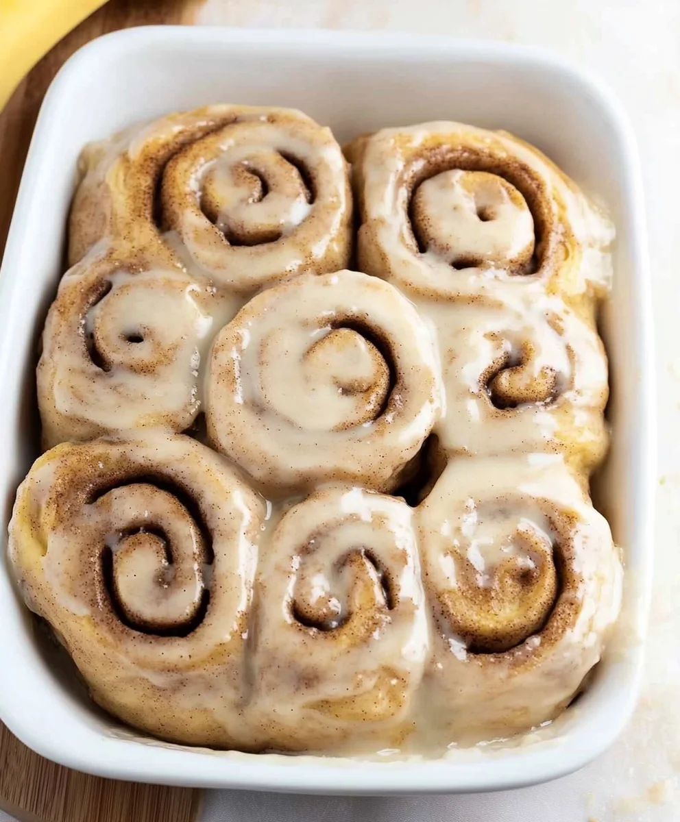 Banana Bread Cinnamon Rolls