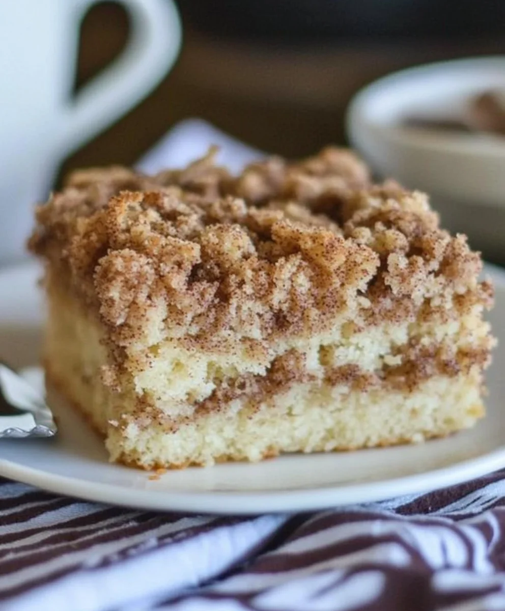 Cinnamon Coffee Cake with Streusel Crumb Topping