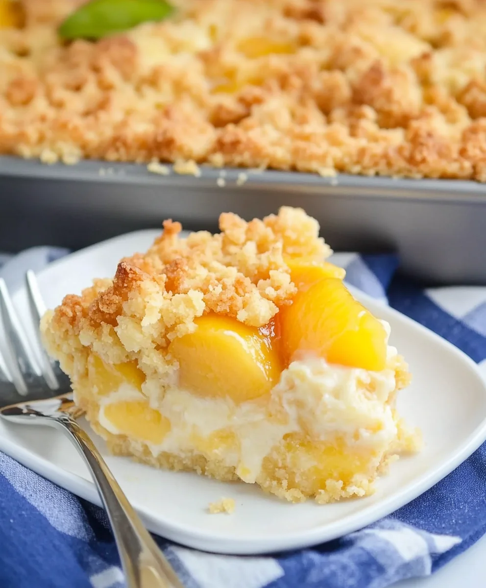 Creamy Peach Pie Delight