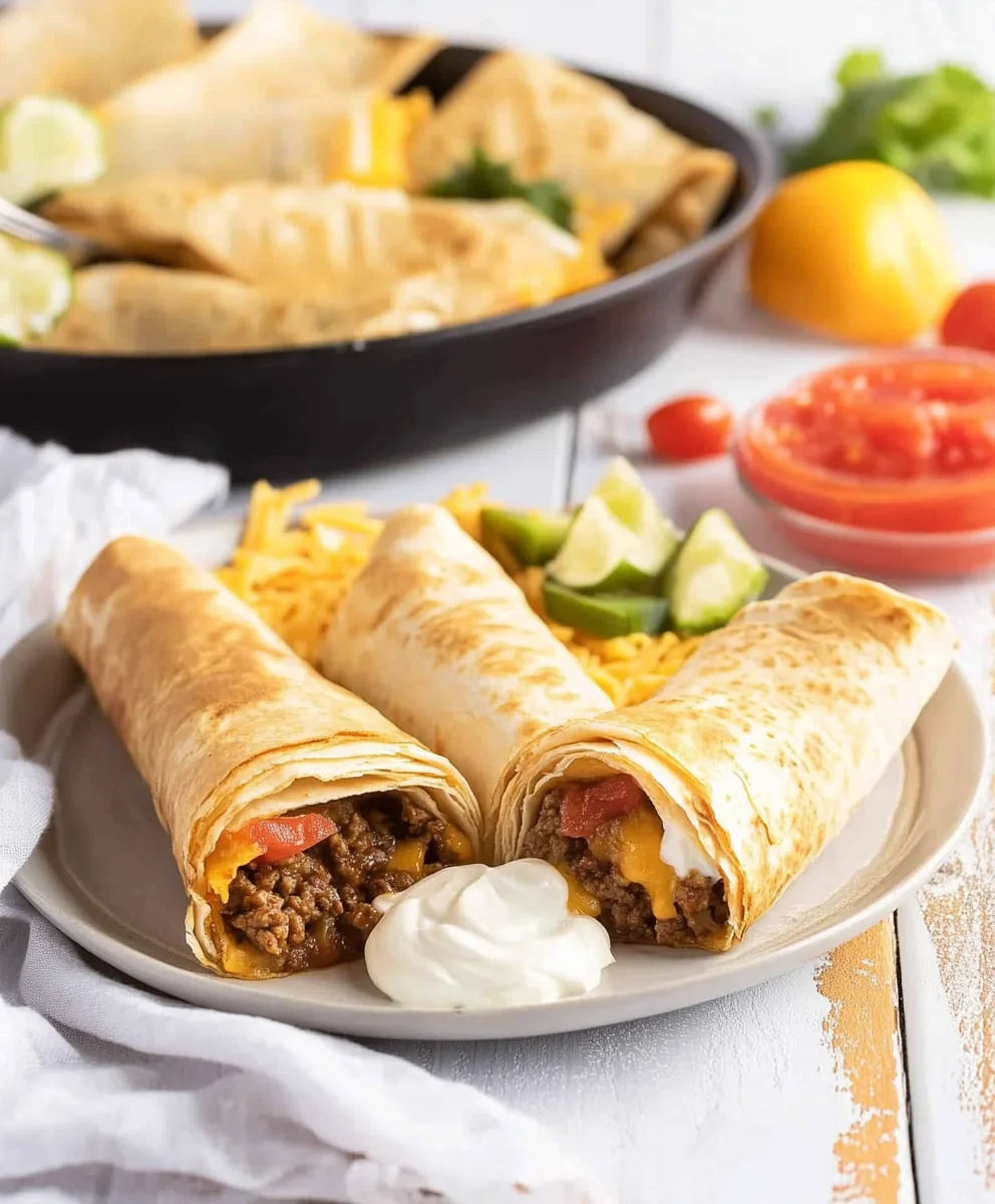 Loaded Cheesy Pocket Tacos