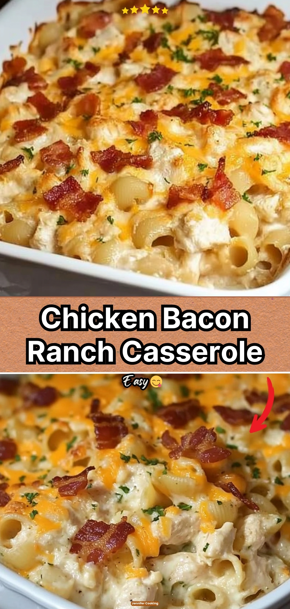Chicken Bacon Ranch Casserole