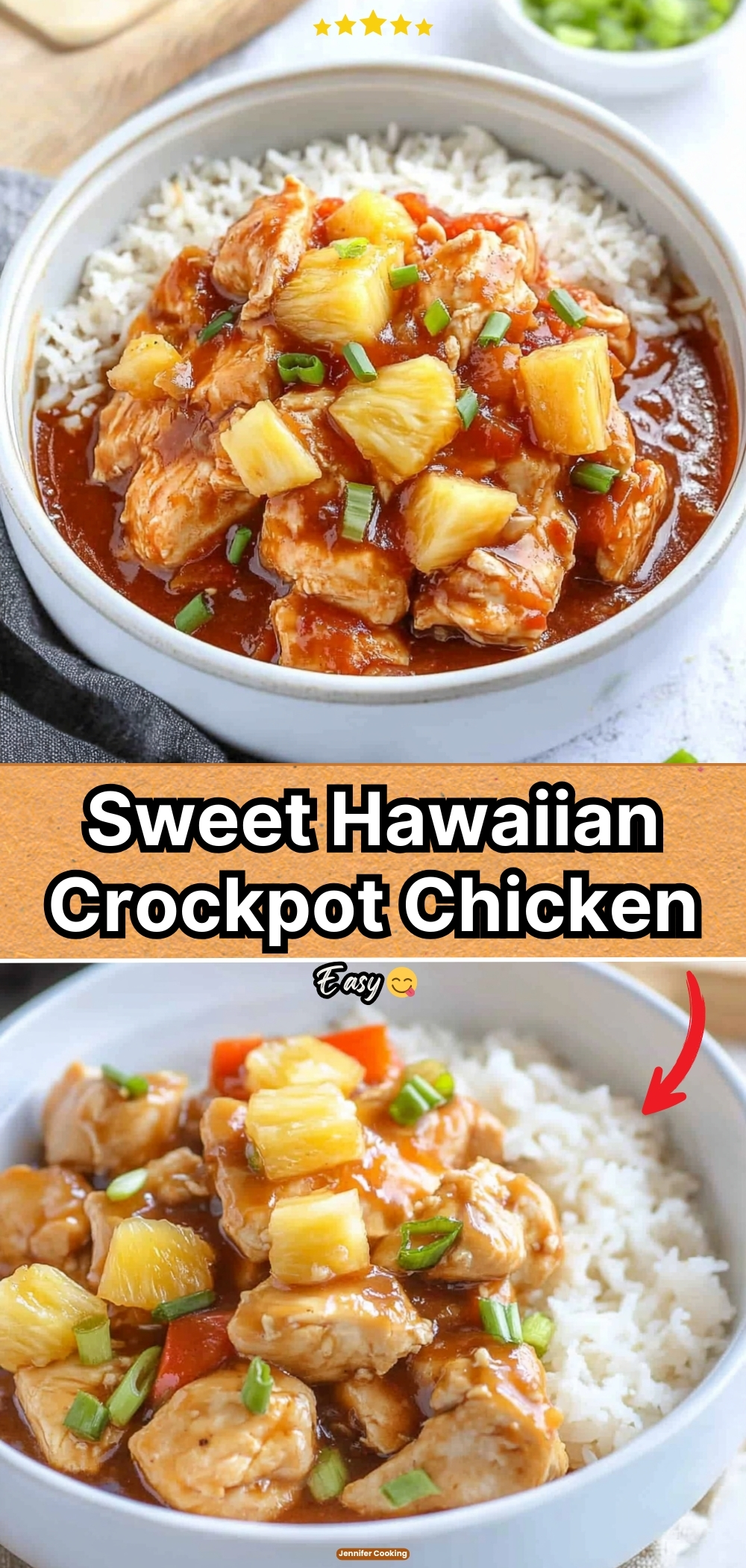 Sweet Hawaiian Crockpot Chicken