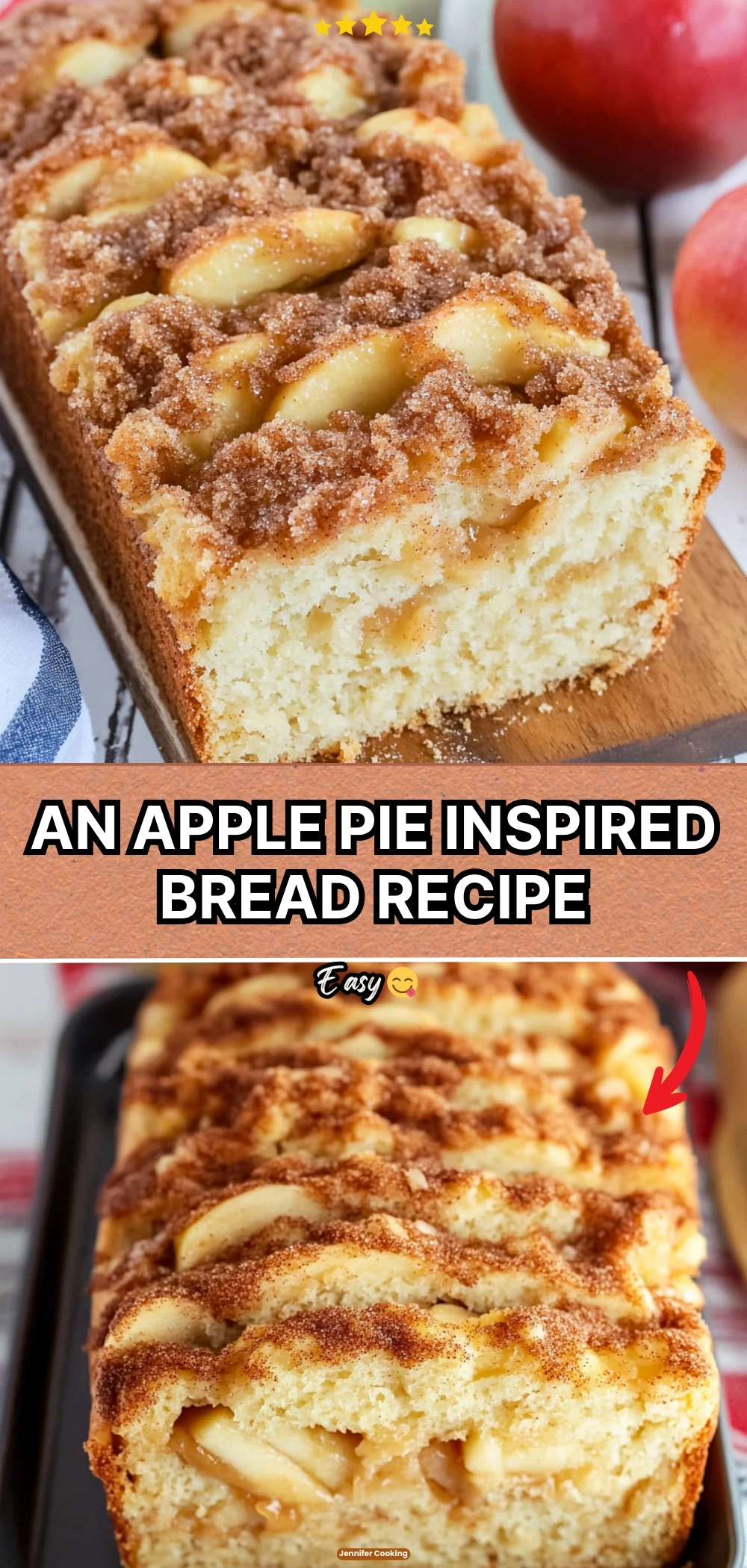 AN APPLE PIE INSPIRED BREAD RECIPE