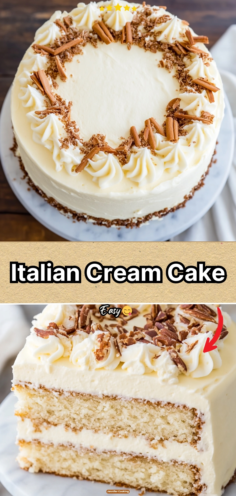 Italian Cream Cake