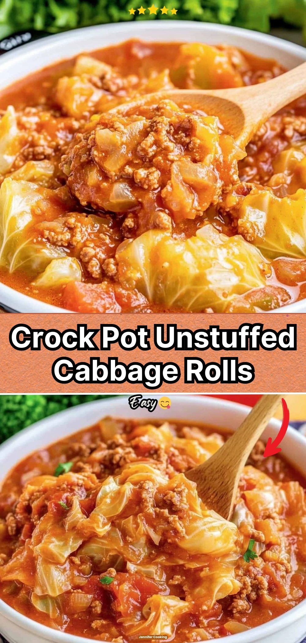 Crock Pot Unstuffed Cabbage Rolls