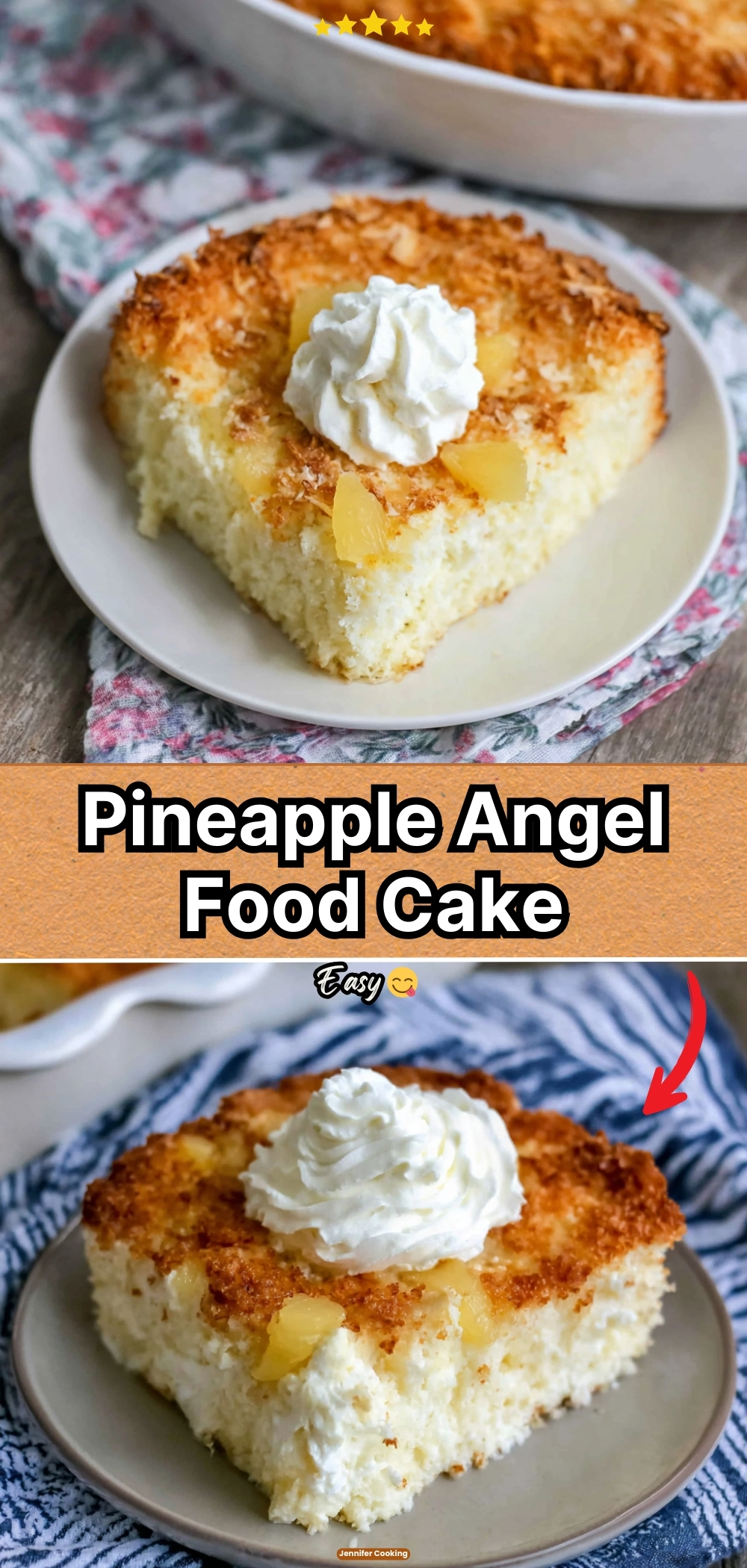 Pineapple Angel Food Cake