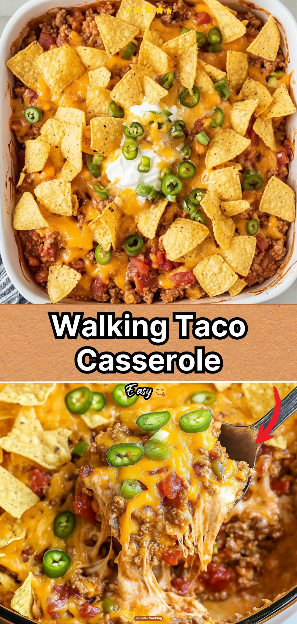 Walking Taco Casserole