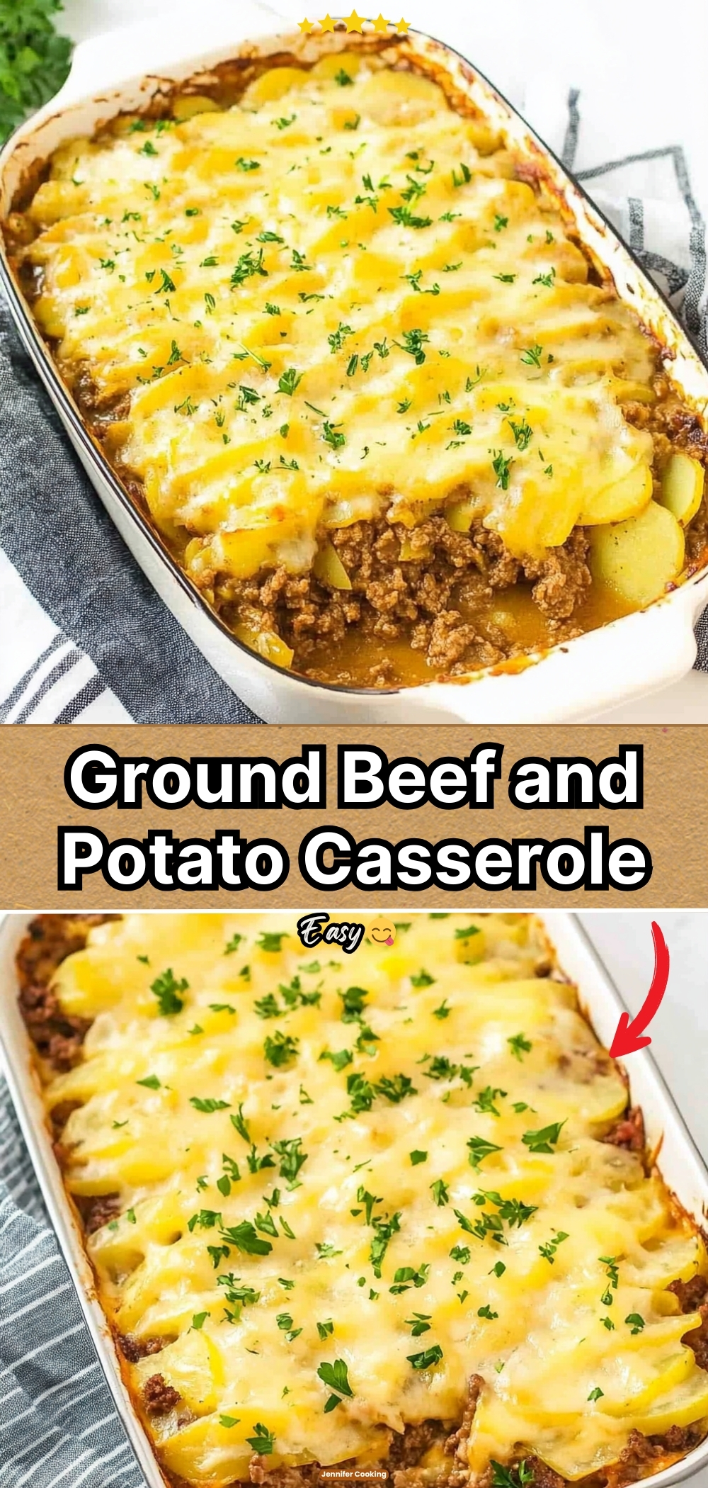 Ground Beef and Potato Casserole