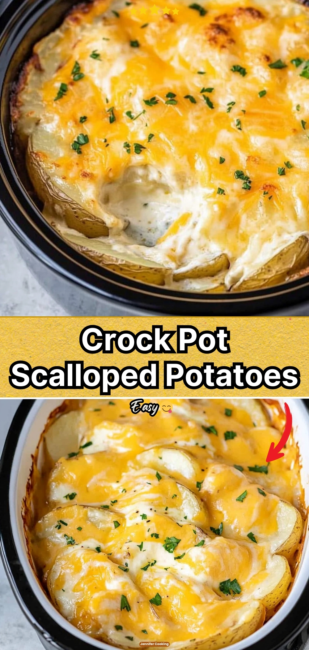 Crock Pot Scalloped Potatoes