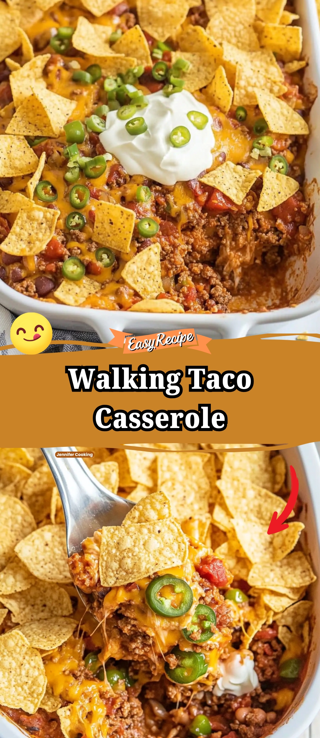 Walking Taco Casserole