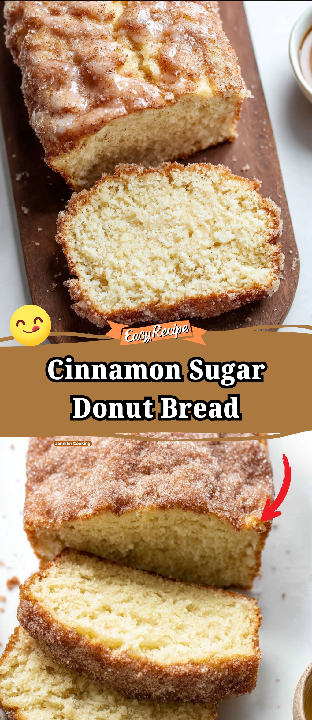 Cinnamon Sugar Donut Bread